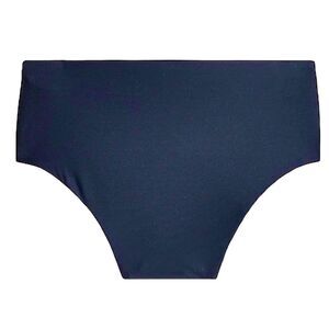 J Crew Navy Blue High Rise Bikini Bottom Sz 3X NWT